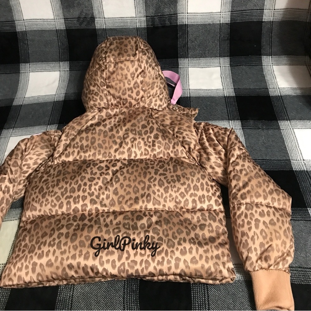 PINK Victoria's Secret Leopard Print Marshmallow Puffer Jacket NEW XS-XXL - Picture 8 of 14